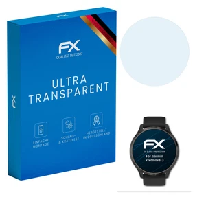 atFoliX 3x folia ochronna na wyświetlacz do Garmin Vivomove 3 folia ochronna przezroczysta folia - Zdjęcie 1 z 8