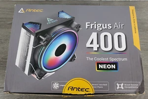 Antec Frigus Air 400 The Coolest Spectrum Neon UNTESTED - Afbeelding 1 van 14