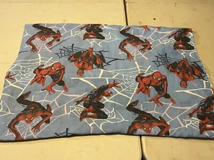 Marvel Spider-Man Twin Flat sheet Spiderman 2002 Dan River Vintage Fabric - Picture 1 of 3