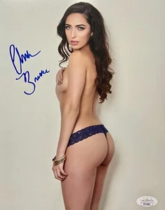 FOTO FIRMADA 8x10 CHELSEA BROOKE AUTOGRAFIADA MODELO CALIENTE CERTIFICADO JSA AUTÉNTICO - Imagen 1 de 3
