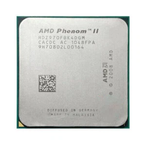 AMD Phenom II X4 970 AM3 CPU 3,5 GHz Socket AM3 HDZ970FBK4DGM Negro 125 W - Imagen 1 de 4