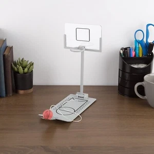 Mini Basketball Game Desktop Folding Spring-Loaded Basketball for Adults, Kids - Picture 1 of 3