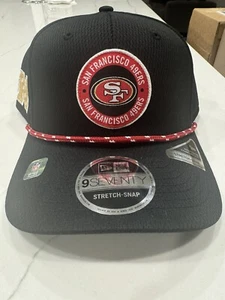 San Francisco 49ers SHANAHAN New Era 2024 Sideline Stretch Snapback Hat SHIP NOW - Picture 1 of 9