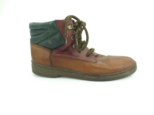 SOFTWARE VITTORIO RICCI STUDIO Boots Vintage Brown Leather Size 10B [A84] - Picture 1 of 7
