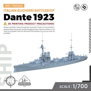 SSMODEL SSC700502 1/700 Militär Modellbausatz Italien Dante Alighieri Schlachtschiff 1923 - Bild 1 von 4