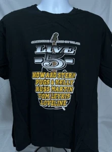 Live 105.3 Radio Station Promo T-Shirt XL Howard Stern Tom Leykis Disc Jockeys - Bild 1 von 7