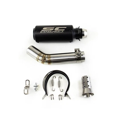 For Suzuki GSXR 600 750 2011-2025 Exhaust Pipe Muffler Escape Stainless Steel - Image 1 of 4