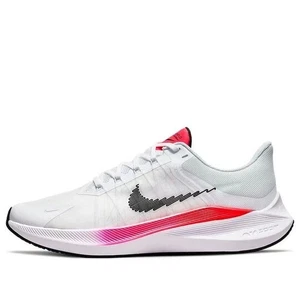 Nike Zoom Winflo 8 Rawdacious White Bright Crimson CW3419-100 Mens Size 9.5 - Picture 1 of 8