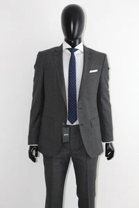 HUGO BOSS Suit, Mod. Hutson5/Gander3, Size 94 / US 38L, Slim Fit, Black - Picture 1 of 11