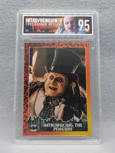 1992 Topps Batman Returns #3 Introducing The Penguin EGC 9.5 Danny DeVito d~P - Picture 1 of 2