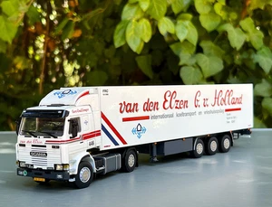 Scania 113 4x2 reefer trailer "Van den Elzen" WSI truck models 1:50 scale - Picture 1 of 11