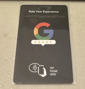 NFC Tap Google Review Business Card Brand New - Picture 1 of 1