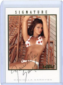 DANIELLA SARAHYBA 2005 SPORT ILLUSTRIERT SI BADEANZUG Autogramm AUTO KARTE - Bild 1 von 2