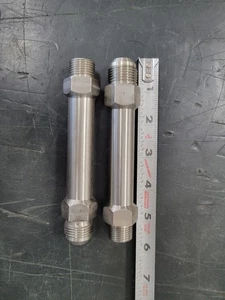 10 AN MACHO A 8 JUNTAS TÓRICAS ACCESORIOS INOX 5 3/8 OAL  - Imagen 1 de 3