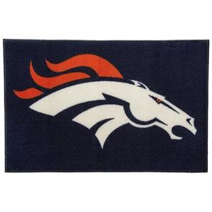 Officially Licensed NFL Denver Broncos Floor Mat Rug, 19" x 30" - Picture 1 of 5