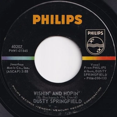 Dusty Springfield Wishin' And Hopin' Do Re Mi US 40207 7" Vinyl ROCK POP Used - Image 1 of 2