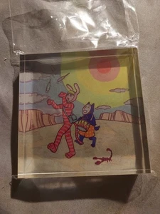 Popee The Performer And Kedamono Acrylblock - Bild 1 von 3