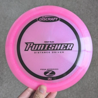 New Discraft First Run Z Punisher - 169g- Pearly Pink - Domey - Disc Golf - Image 1 of 4