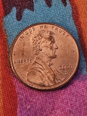 Lincoln Penny 2000 "D" Close AM  Foto 1 de 4