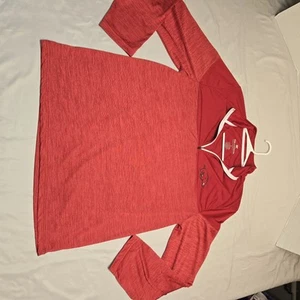Arkansas Razorbacks Colosseum Herren rot 1/4 Reißverschluss Pullover Jacke Größe Large EUc - Bild 1 von 5