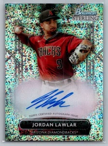 2022 Bowman Sterling Sparkle Jordan Lawlar Auto #PA-JL 63/99 - Picture 1 of 2