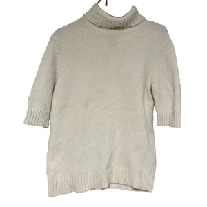 Suéter Lauren Ralph Lauren Para Mujer Talla XL Blanco Tejido Lana Cachemira De Colección - Imagen 1 de 8