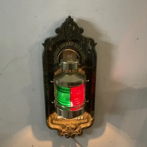 Vintage STROH'S Lighted Nautical Beer Sign (70s) Lantern GREAT SHAPE! WORKS! - Picture 1 of 5