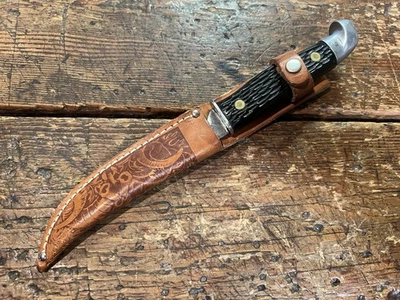 Utica Sportsman Fixed Blade Knife With Scabbard - Image 1 of 4