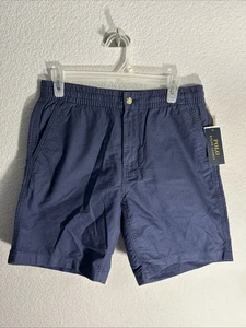 NUEVO CON ETIQUETAS POLO RALPH LAUREN Para hombres Azul Marino Chino Pantalones Cortos Talla Pequeña Cordón - Imagen 1 de 9