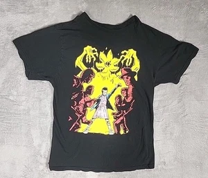 T-shirt grafica Netflix Stranger Things Eleven nera cassa del bottino taglia large - Foto 1 di 4