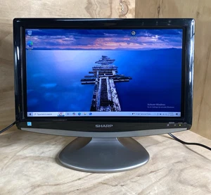 Sharp 19” LC-19SB15U 720p HDMI Compact LCD TV/TESTED/ No Remote - Picture 1 of 8