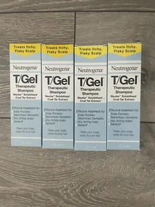 4x Neutrogena T/Gel Therapeutic Shampoo Itching and Dandruff -125ml - Picture 1 of 1