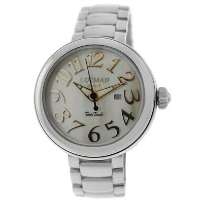 Nuevo Locman Tutto Tondo Unisex MOP Acero Ref. Reloj 360 Cuarzo 40MM Foto 1 de 4