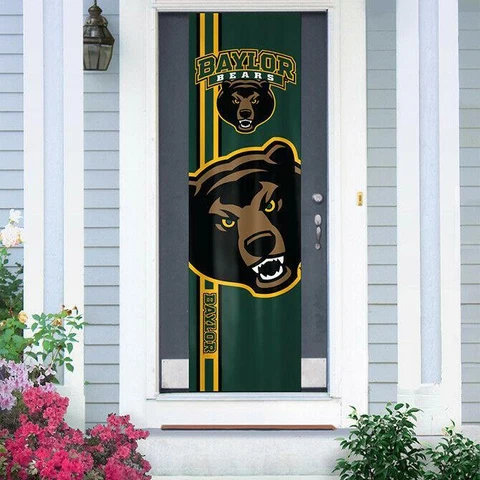 Licensed NCAA Baylor Bears Door Banners  Indoors/Outdoors Cover