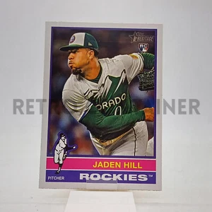 Topps Heritage Baseball MLB Cards 2025 - Rookie Card RC 398 Jaden Hill - Bild 1 von 1