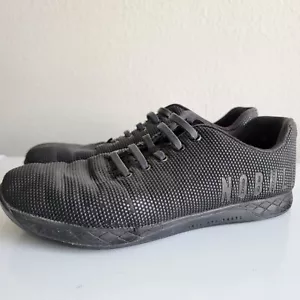 Scarpe da ginnastica basse NOBULL SuperFabric unisex uomo 10 donna 8,5 nere - Foto 1 di 12