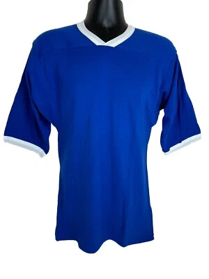 Vintage Russell Athletic Streetwear Jersey Small Tee Blue NOS 80s Blue Tag NWOT - Image 1 of 4