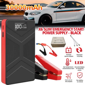 Car Jump Starter 30000mAh Booster Jumper Box Power Bank Battery Charger Portable - Picture 1 of 13