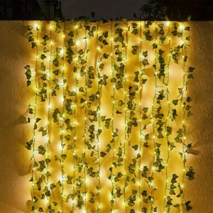 1- 3pcs 10m Vines with Lights Battery Operated, 100 LED Vine Lights for Bedroom. - Picture 1 of 22