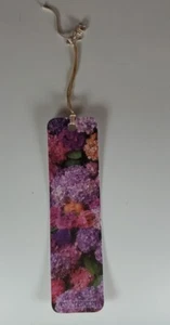 Anne Geddes Bookmsrk Baby Flowers Pink Purple Hydrangeas - Picture 1 of 6