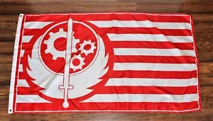 Bandera de Fallout de la República de California Hermandad del Acero 3' x 5' XZ - Imagen 1 de 4