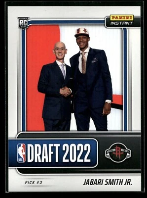 2022-23 Panini Instant Jabari Smith Jr. DRAFT NIGHT 1/2235 SP Rockets #DN3 RC 🔥 - Image 1 of 2