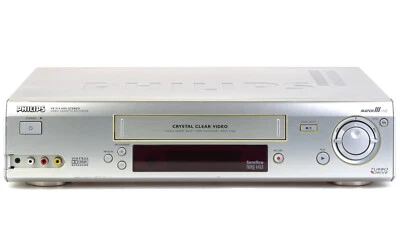 Philips VR910 VHS Videoregistratore / Av-Abdeckug Manca / revisionato 1 Anno - Immagine 1 di 4