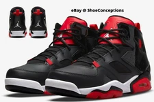 Air Jordan Flight Club '91 Shoes "Bred" Black Red White DC7329-006 Men's NEW