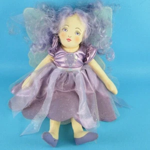 Vintage 90s Plush Doll Natural Wonders WILDFLOWER 1997 Nature Fairies 10.5" Doll - Bild 1 von 10