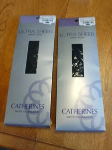 Catherines ultra sheer pantyhose, color Off black Size A. NIB - Picture 1 of 5