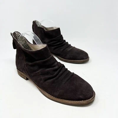 Botines de gamuza marrón fruncido MATT BERNSON para mujer talla 9 otoño invierno Foto 1 de 4