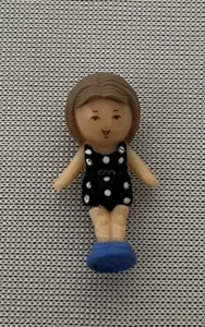 Figurina Polly Pocket Little Lulu nella sua collana 1990 vintage - Foto 1 di 2