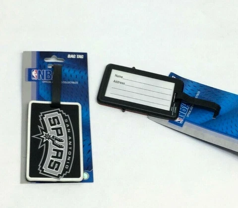 NBA San Antonio Spurs Luggage Tag Travel Bag ID Golf Tag FREESHIP Cover