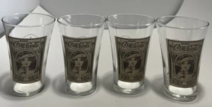 Coca-Cola 16 Unzen Flair Trinkglas 4er Set aus dem Archiv von Libbey - Bild 1 von 9